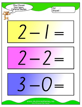 İşlemler yaprak test